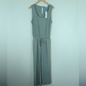 Gilli Sleeveless Open Back Jumpsuit - Light Olive - NWT